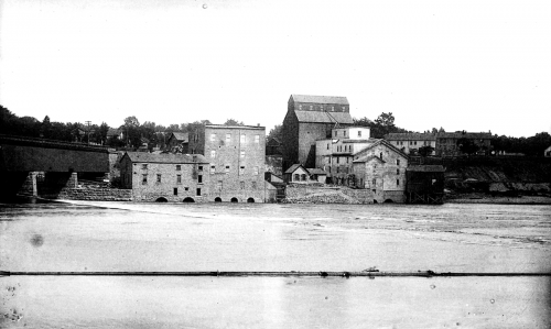 When Thomas Chick came to Rockford, (c.1876), he and his brother John bought these flouring mills along the Rock River.