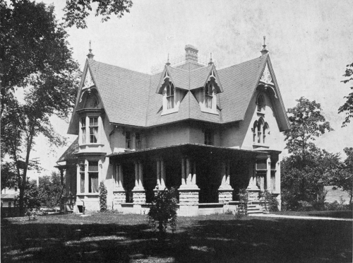 Residence of Roland Shumway on South First Street.